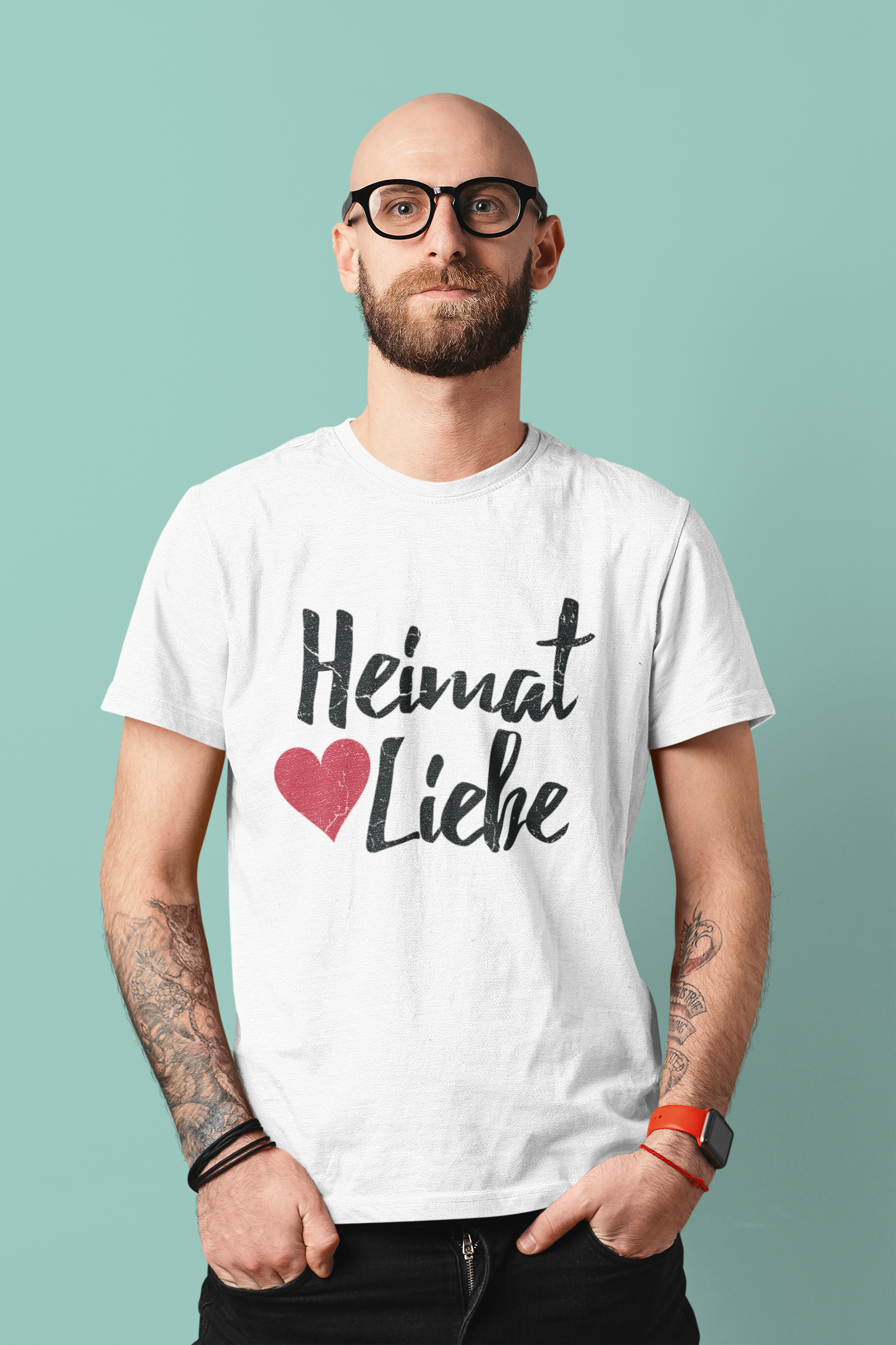 Heimat Liebe T-Shirt – Premium Bio Baumwolle