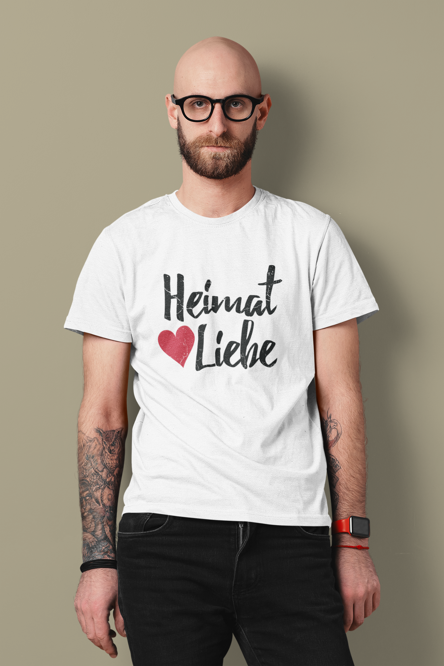 Heimat Liebe T-Shirt – Premium Bio Baumwolle