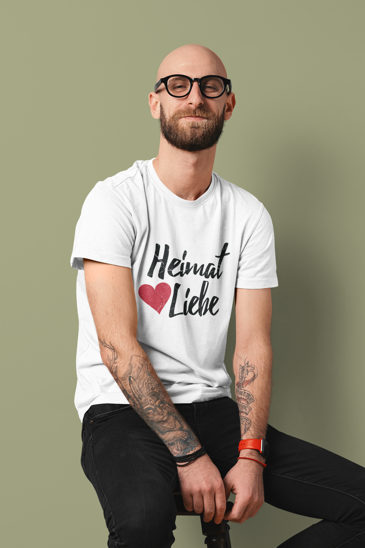 Heimat Liebe T-Shirt – Premium Bio Baumwolle