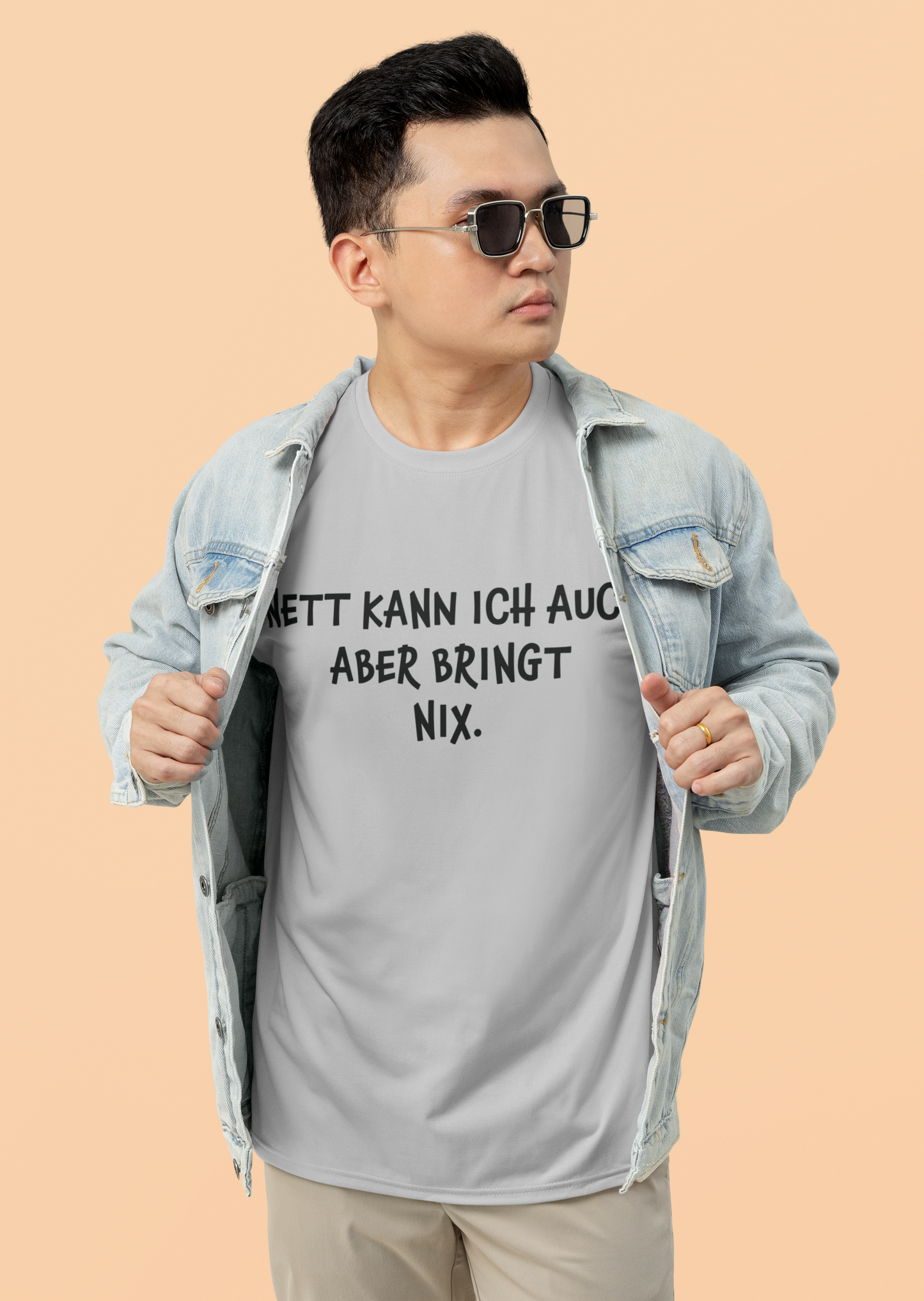 "Nett kann ich auch, aber bringt nix“ Organic Shirt