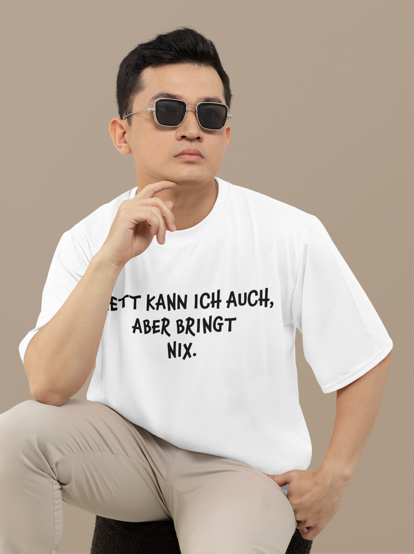 "Nett kann ich auch, aber bringt nix“ Organic Shirt