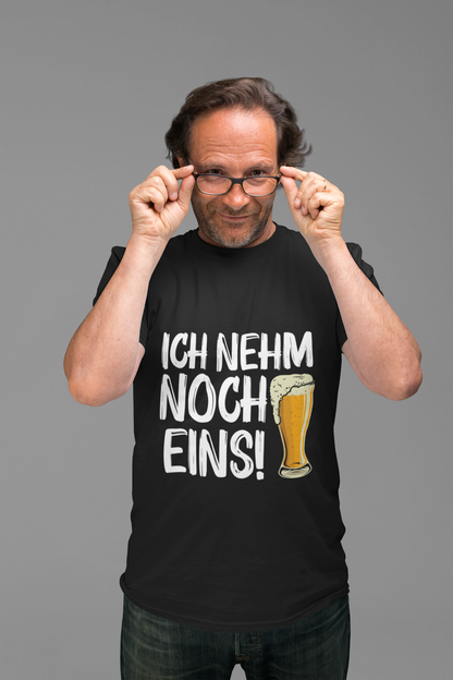 Ich nehm noch eins – Lustiger Bier Spruch Organic Shirt