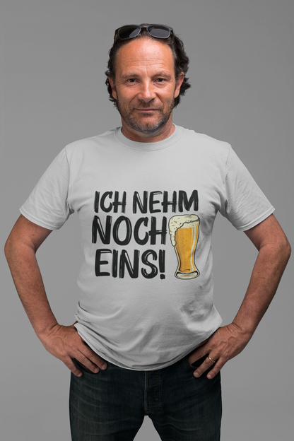 Ich nehm noch eins – Lustiger Bier Spruch Organic Shirt