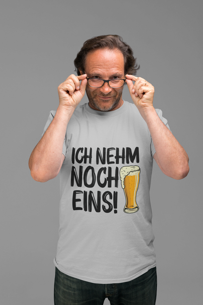 Ich nehm noch eins – Lustiger Bier Spruch Organic Shirt