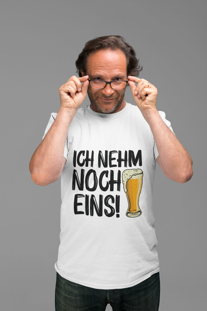 Ich nehm noch eins – Lustiger Bier Spruch Organic Shirt