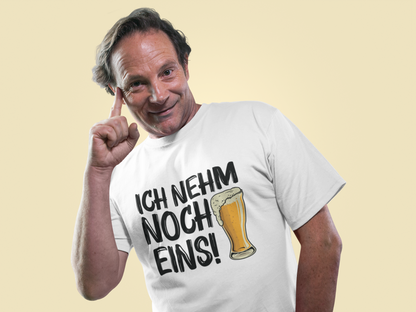 Ich nehm noch eins – Lustiger Bier Spruch Organic Shirt