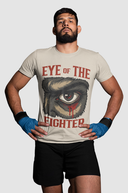 eye of the fighter vacency oversized shirt – intense fighter eye illustration