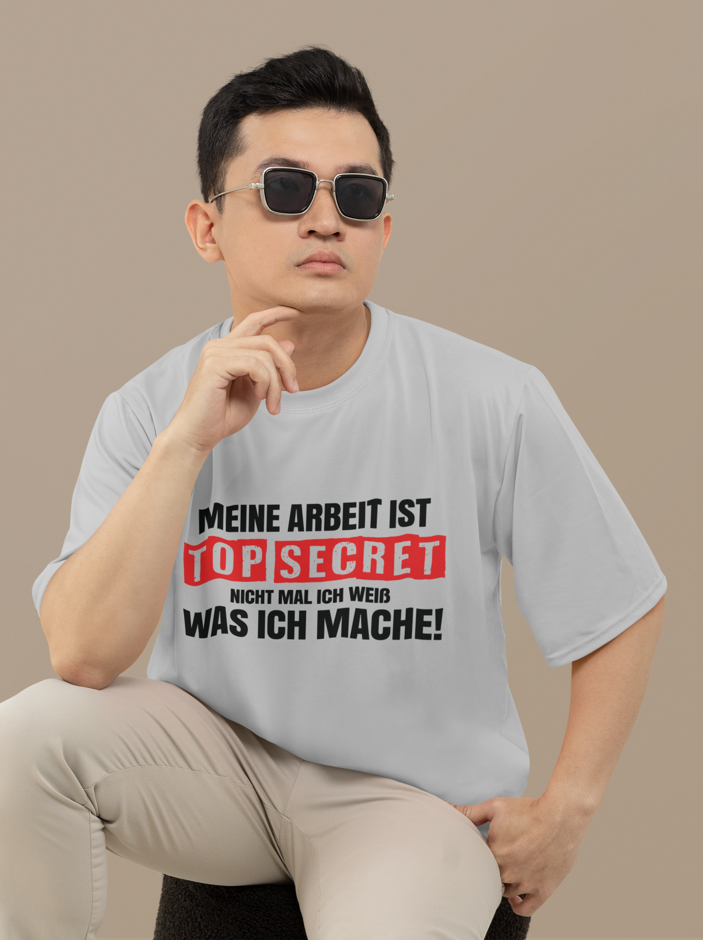 Top Secret T-Shirt – „Nicht mal ich weiß…“ | Lustiges Premium Shirt