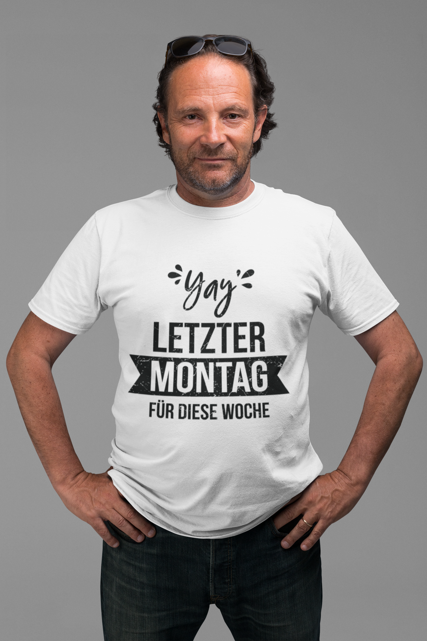 Montag T-Shirt – „Yay letzter Montag für diese Woche“ Organic Shirt