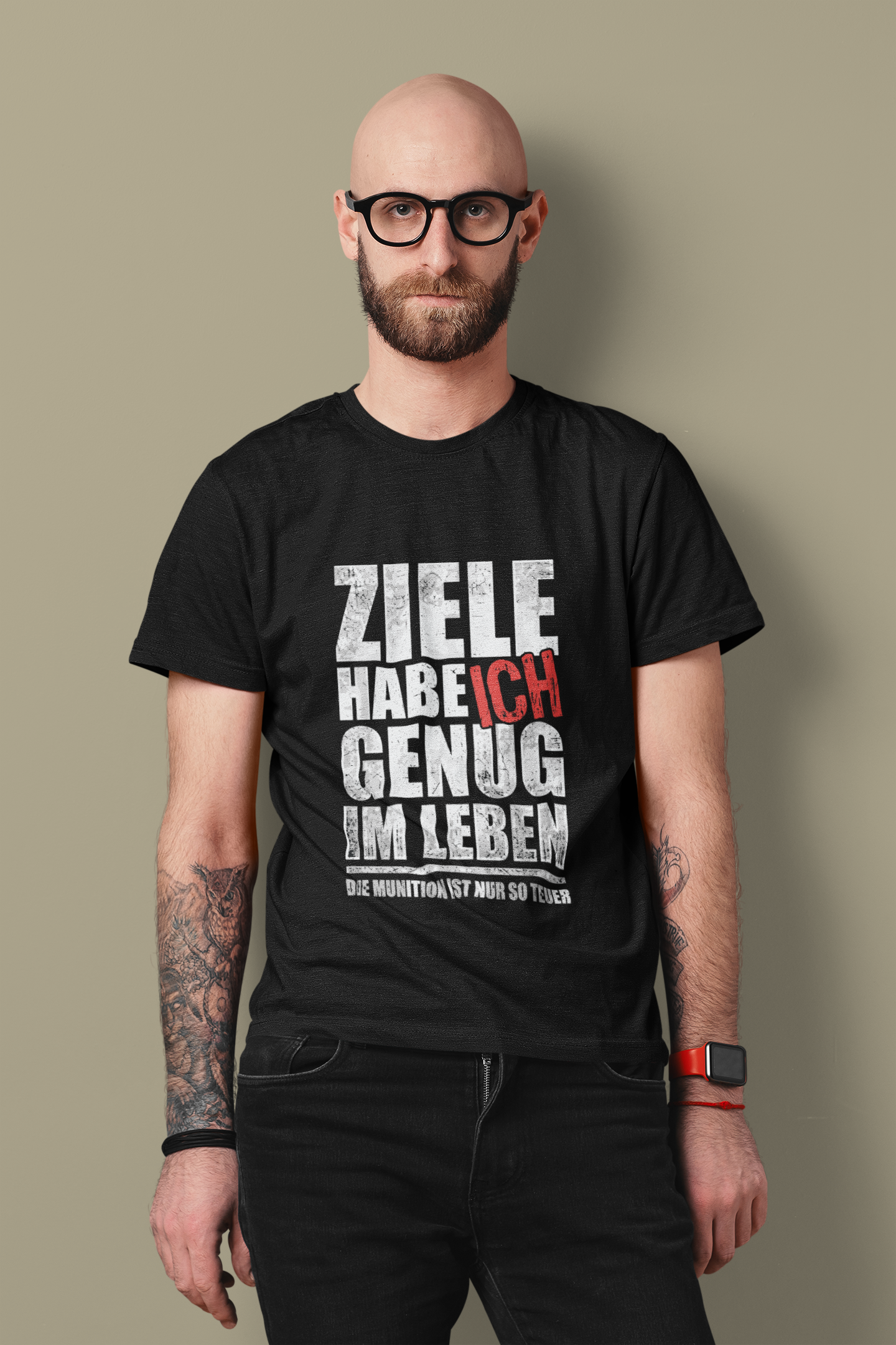 Ziele habe ich genug im Leben Organic Shirt