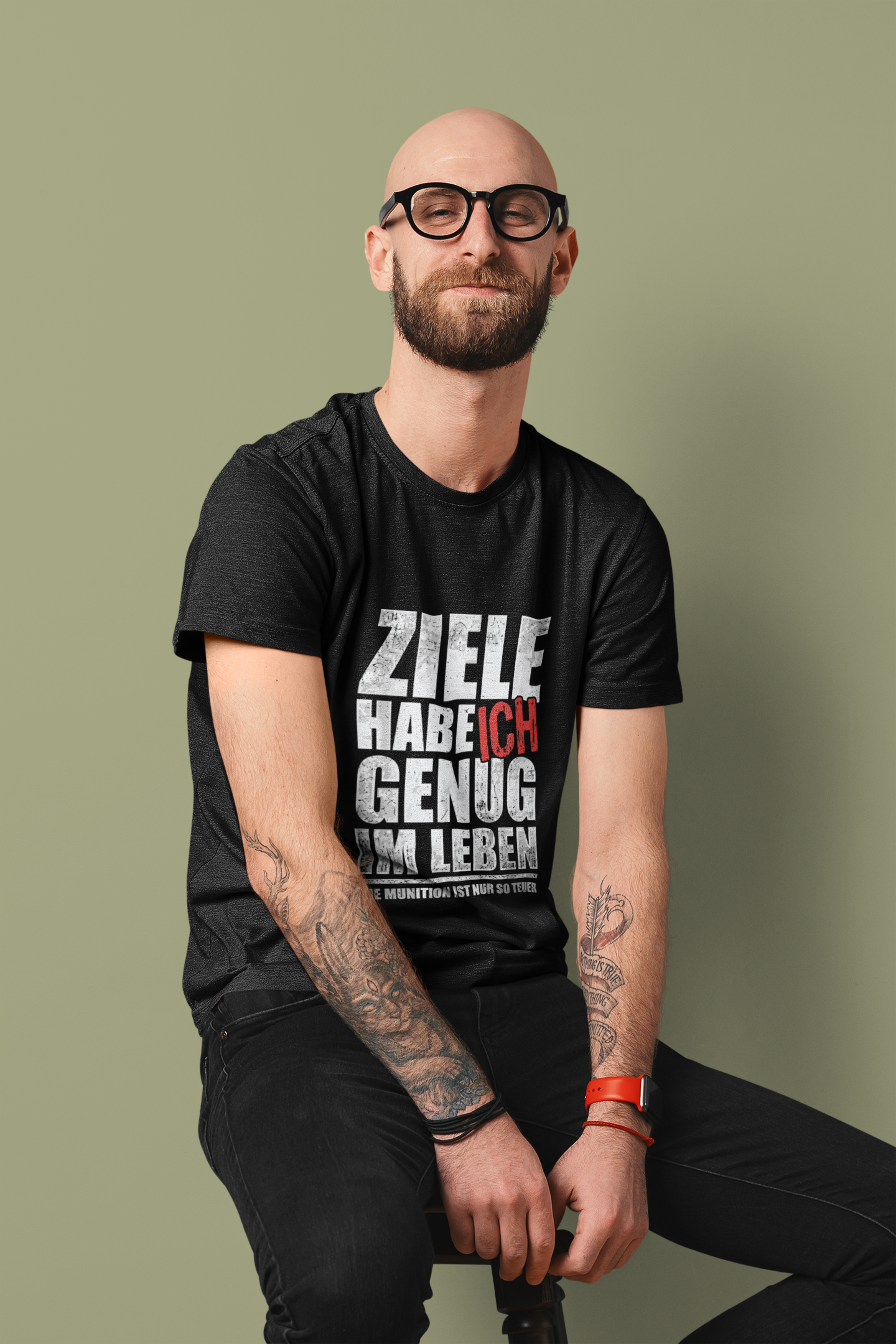 Ziele habe ich genug im Leben Organic Shirt