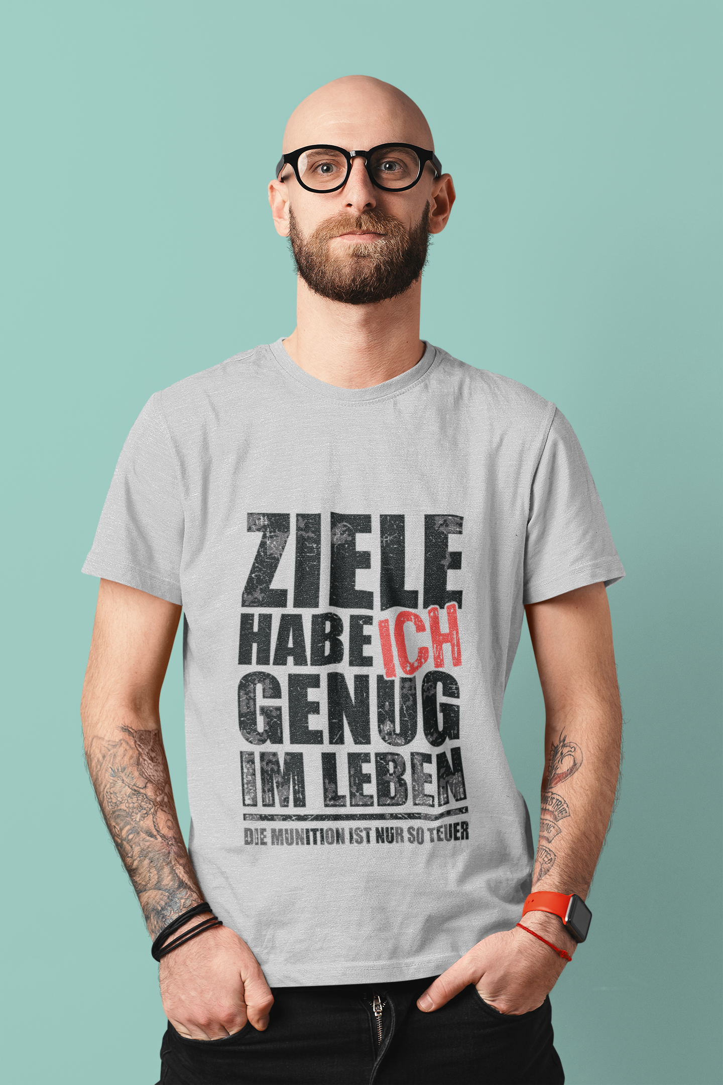 Ziele habe ich genug im Leben Organic Shirt