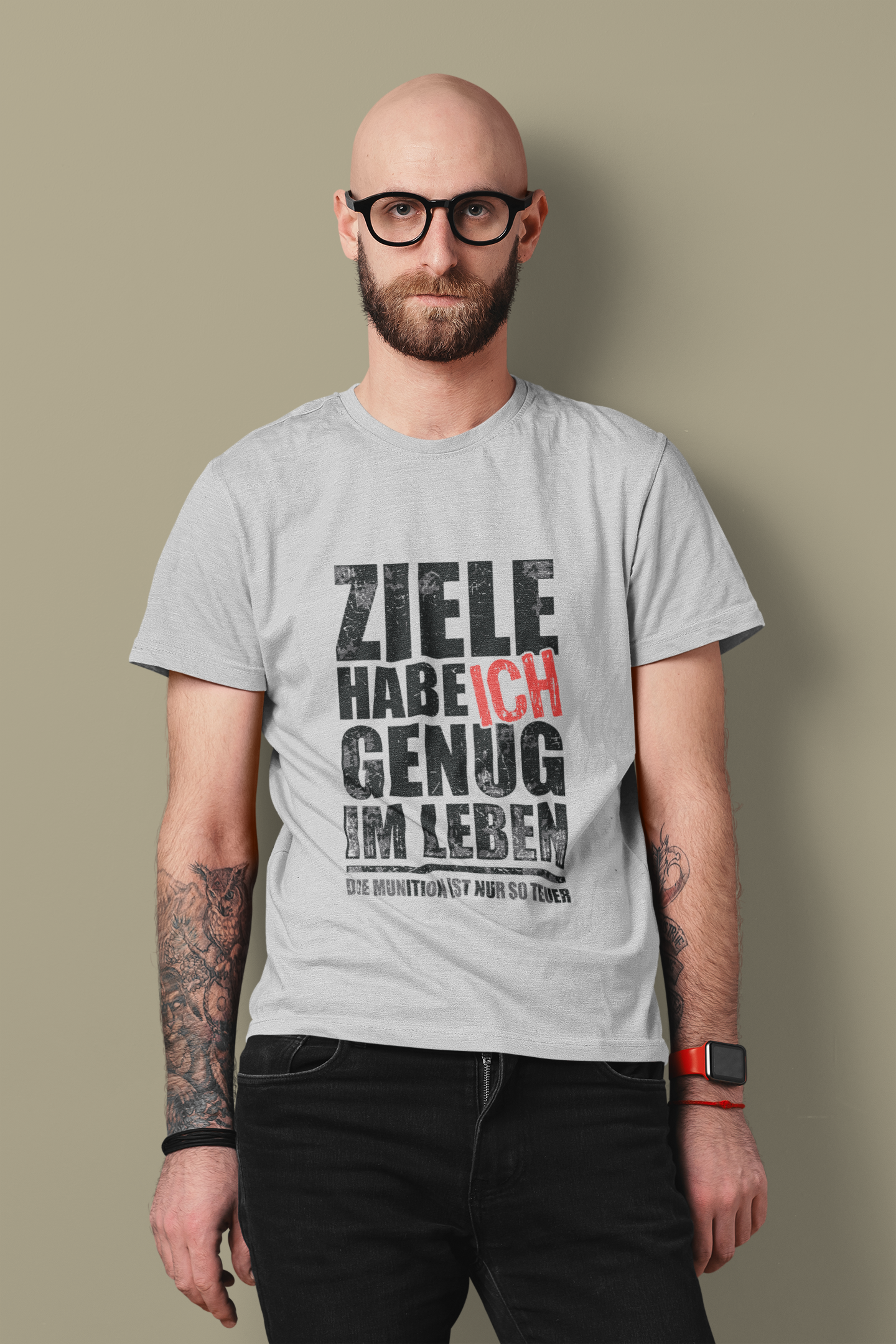 Ziele habe ich genug im Leben Organic Shirt