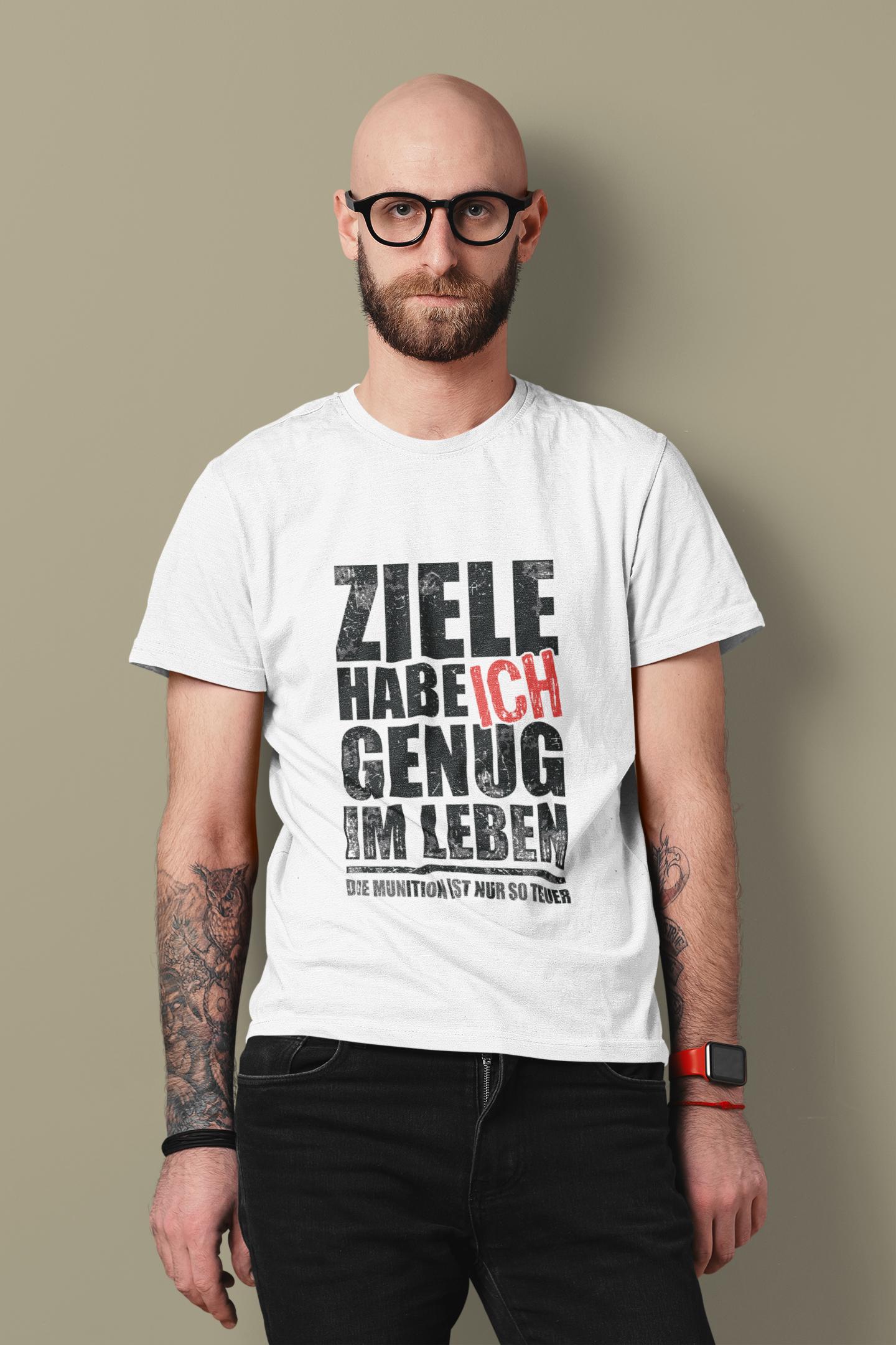 Ziele habe ich genug im Leben Organic Shirt