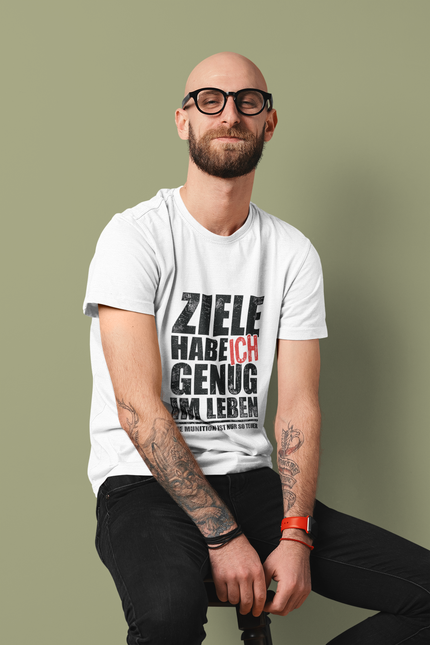 Ziele habe ich genug im Leben Organic Shirt